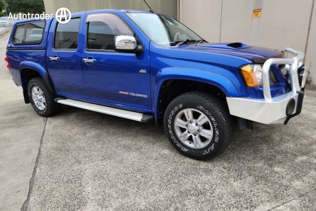 Blue 2009 Holden Colorado Crew Cab Pickup LT-R (4X4)