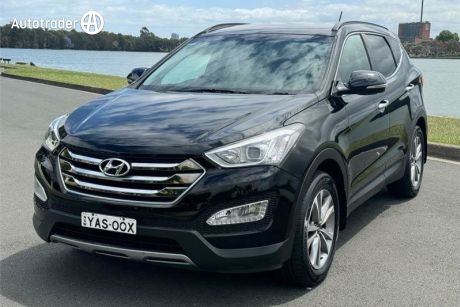 Black 2015 Hyundai Santa FE Wagon Elite Crdi (4X4)